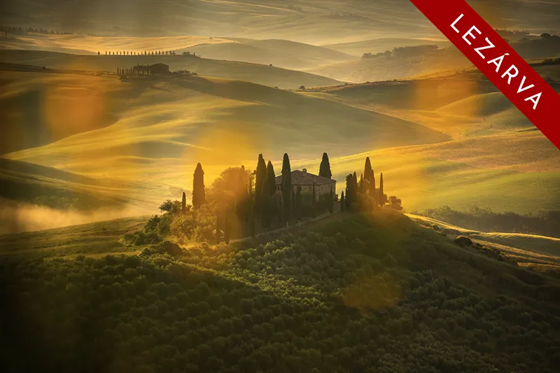 Toszkán fotótúra Lezárva